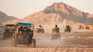 Hurghada safari for families - Quad biking in the desert