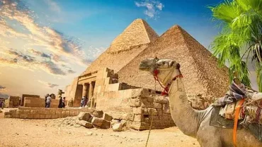 how long is Hurghada to Cairo day trip - Pyramids of Giza at sunrise