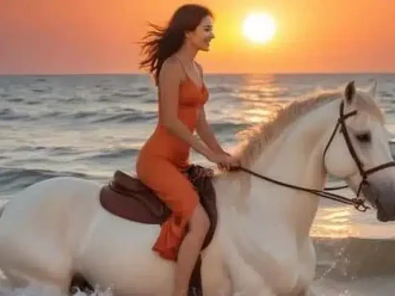 Romantic Horse Riding Hurghada Experience