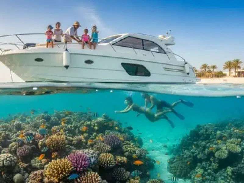 Romantic boat trip Hurghada