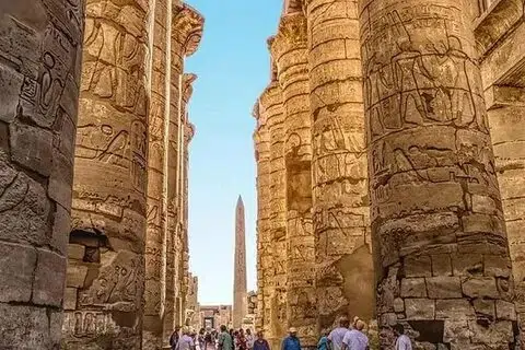 hurghada to luxor guided temple tour booking - exploring Karnak Temple